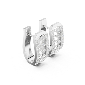 14K Yellow Gold Round Lab-Grown Diamond Earrings for Women Office Wear Earring New Grown Diamond - Product Image 6