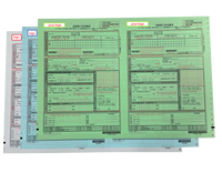 Papier NCR autocopiant multicouche format Lettre, enduit coloré, adhésif permanent, impression en une étape, hydrofuge, emballage personnalisé