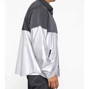 Ensemble de course pour homme coupe-vent avec veste à poignets élastiques et pantalon assorti, en polyester respirant - Product Image 3