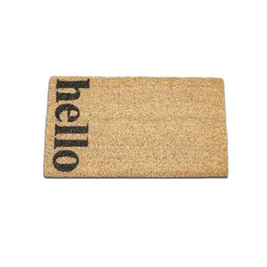 Tapetes de Entrada de Fibra de Coco Antideslizantes con Reverso de PVC, Diseño Personalizado, Tamaño/Forma/Grueso/Estampado Personalizables, Hechos a Máquina, Estilo Moderno - Product Image 4