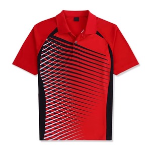 Polo d'affaires haut de gamme, polos en gros abordables, polo en tissu extensible, polo léger d'été - Product Image 4