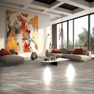 Orientbell Vitrifié (GVT) 600X1200 DR DGVT Cipollino Marbre Rock Finition Mat Grands Carreaux Grand Mur Carreaux de Porcelaine pour Sol - Product Image 5