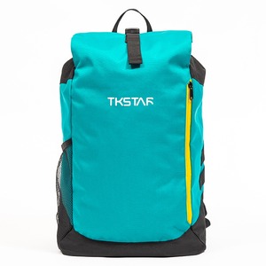 Vibrant yellow and blue contrast multi-functional sports <b>large</b>-capacity leisure <b>backpack</b> - Product Image 1