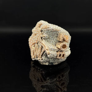 Anillo de Compromiso de Lujo con Corona de Plata Plateada y Moissanita Premium DEF de 0.5 Quilates - Product Image 1