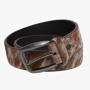Cinturones de Cuero con Pelo, Precio al por Mayor, Casuales, de Alta Calidad, Ligeros, Ecológicos, con Hebilla de Acero, Hechos en Pakistán - Product Image 1