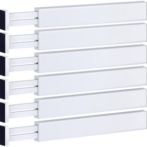 Organizzatori per Cassetti in Bambù Espandibili e Regolabili da 17\" e 21.5\", Set da 6, Divisori Grandi per Utensili da Cucina - Product Image 1
