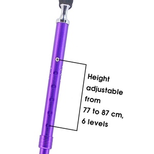 Canne pliante ergonomique à manche en EVA avec embout en caoutchouc Aide à la marche légère pour la mobilité des personnes âgées et une utilisation élégante de la rééducation - Product Image 3