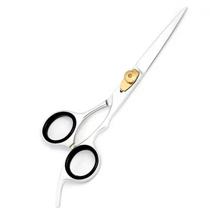Ciseaux de coiffure professionnels 2024 de haute qualité en acier inoxydable chirurgical Tegra, 6 pouces, pour droitiers, 28 dents, manche moyen - Product Image 1