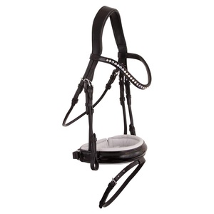 Ensemble de sellerie en cuir imperméable pour chevaux, avec têtière et rênes, personnalisable OEM, durable et coloré, fournisseur d'équipement d'équitation en gros - Product Image 4