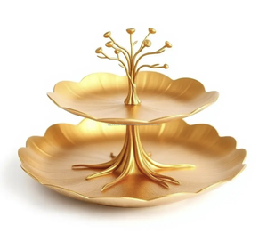 ขาตั้งเค้กโลหะเหล็กคุณภาพสูงสำหรับตกแต่งบ้านและสวน สำหรับงานแต่งงานและอุปกรณ์จัดงานปาร์ตี้ - Product Image 1