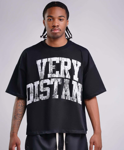 T-shirt Homme Oversize Uni en Jersey Coton/Fibre de Bambou 350g, Coupe Ample Style Urbain - Product Image 1