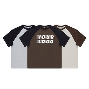 T-shirts pour hommes en coton peigné 100% respirant, coupe ample, imprimés sur mesure, prix de gros, fabrication originale, aspect soyeux - Product Image 1