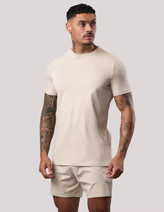 Ensembles d'été pour hommes : T-shirts et shorts amples, ensembles deux pièces respirants en coton décontracté pour homme - Product Image 6