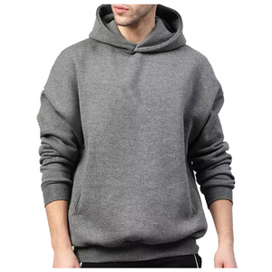 Men Zipper-Up Hoodie Sweatshirt Long Sleeve <b>Design</b> Breathable Fabric Oversized Fit Custom Logo Printing 100% Cotton Eco-Friendly - Product Image 1