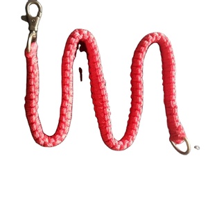 Braided Pink Ombre Cotton Dog <b>Leash</b> 5ft Small Medium Large Dog Walking Leads <b>Pet</b> Supplies Wholesale with Lace Decoration - Product Image 1