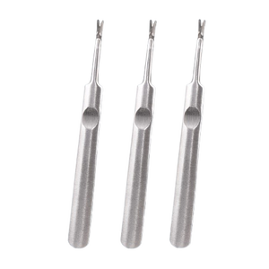 Precision Nail Cleaning Fork Round Shape Manicure 11.3cm Length for <b>Removing</b> Dirt Dead Skin and Cleaning Nail Corners - Product Image 3