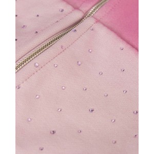 Ensemble de survêtement streetwear 400 GSM avec fermeture éclair et strass, pantalon de jogging évasé et sweat à capuche pour homme, ensemble 2 pièces - Product Image 4