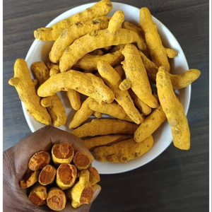 Cúrcuma de Salem de Alto Grado de Curcumina, Dedos de Cúrcuma Naturales, Raíz de Cúrcuma Entera, Proveedor Premium de Exportación - Product Image 1