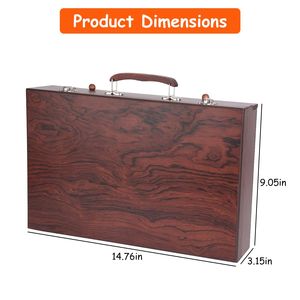 Professionale 140 pezzi Art forniture Kit elegante scatola di legno matite colorate olio pastelli acquerello pennelli gomma per bambini - Product Image 4