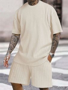 T-shirt de sport pour homme, col rond, manches courtes, tricoté, style urbain, couleur unie, logo personnalisé, paire. - Product Image 2