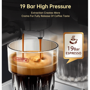 เครื่องชงกาแฟกึ่งอัตโนมัติ3-in-1เครื่องสกัด19Bar แบบ3-ใน-1สำหรับเนสท์เล่มอคค่าลาเต้ผงกาแฟความจุ1/2ถ้วย1450W - Product Image 5