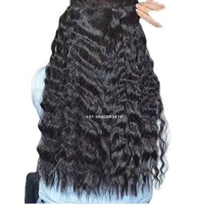 Vente directe d'usine de paquets de cheveux indiens bouclés naturels cheveux humains de haute qualité d'Inde - Product Image 5