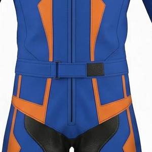 Combinaisons de moto imprimées unisexes deux pièces pour l'été, tissu en cuir de qualité supérieure, confortables et respirantes, vêtements de sport pour la conduite - Product Image 6