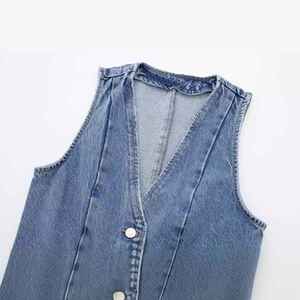 Top de Mezclilla para Mujer, al por Mayor, Nuevo, Moderno, de Corte Estilizado, Tacto Suave, Acabado Duradero, Elegante, Cómodo y con Estilo Distintivo - Product Image 3