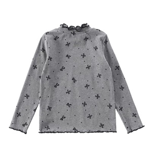 เสื้อยืดลายจุดผูกโบว์สไตล์ลำลองสุดเท่จาก Naughty Beibei คอลเลคชั่นเสื้อตัวใน ผลิตในบังกลาเทศ - Product Image 2