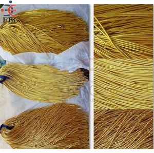 Fil de bullion français en gros pour broderie - Cuivre et zinc teints, taille 1 mm, bullion lisse - Product Image 4