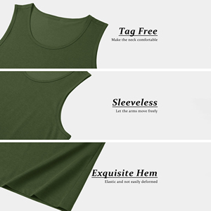 Débardeur en coton de qualité supérieure pour hommes, chemise décontractée sans manches pour l'été, les sports, le yoga, l'entraînement physique, vêtements confortables pour tous les jours - Product Image 2