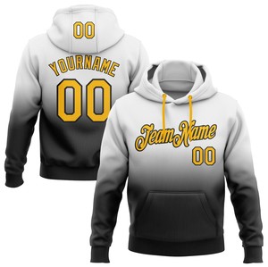 Unisex <b>Fleece</b> Pullover <b>Hoodie</b> Polyester/Cotton Blend Breathable Casual Winter Wear with Sublimation Transfer Print - Product Image 4