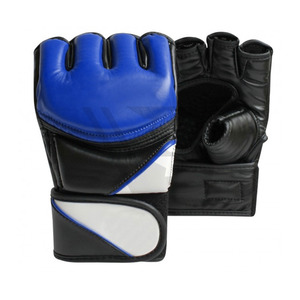 Guantes de MMA de medio dedo a precio mayorista, guantes de boxeo personalizados de cuero de vaca dorado, guantes de MMA personalizados en venta - Product Image 4