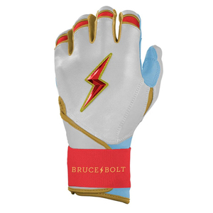 100% Premium Quality Goatskin Leather Custom Long Cuff Baseball Batting Gloves Hand Grips Breathable Guantes Beisbol Batting - Product Image 5