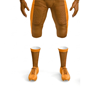 Uniforme de football américain respirant de haute qualité, nom de l'équipe, numéro, 100% polyester, uniforme de football sublimé - Product Image 6