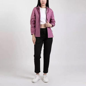 Chaqueta Cortavientos Ligera con Capucha para Mujer, Estilo Impermeable, Chaqueta Deportiva para Correr al Aire Libre, Fabricante Mayorista OEM - Product Image 3