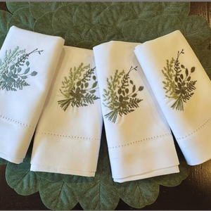 ผ้าเช็ดหน้าปักลายผ้าฝ้ายแบบสั่งทำพิเศษทันสมัยสำหรับสุภาพสตรี เป็นมิตรกับสิ่งแวดล้อม ปราศจากสารอะโซ สำหรับโอกาสพิเศษ - Product Image 4