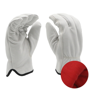 Guantes de Trabajo de Cuero, Guantes de Seguridad Duraderos para Logística de Almacenes y Obras de Construcción - Product Image 4