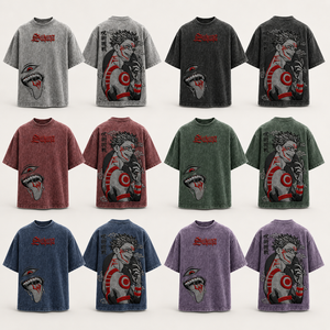เสื้อยืดคอตตอนหนานุ่มทรงโอเวอร์ไซส์ สไตล์สตรีทแวร์ ปักลายตามสั่ง พร้อมโลโก้ส่วนตัวและป้ายแบรนด์ส่วนตัว - Product Image 2