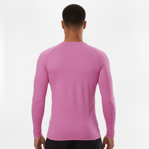 Camiseta de compresión (Rash Guard) de MMA para hombre, OEM de alta calidad, al por mayor, con estampado personalizado, fabricación de capa base para niños y niñas. - Product Image 2