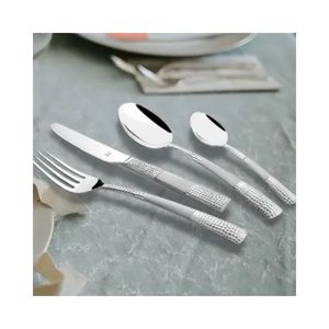 Modern Dining Metal Cutlery Set <b>Spoon</b> Fork Serving Set Stylish Food Serving Tools for Premium <b>Table</b> Experience - Product Image 1