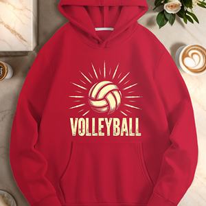 เสื้อมีฮู้ดลำลองสำหรับผู้หญิงเสื้อวอลเลย์บอลสไตล์สปอร์ต - Product Image 2