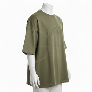 Camiseta Unisex 100% Algodón, Servicio OEM, Diseño Exclusivo, Cuello Redondo, Hombros Caídos, Color Azul Rey - Product Image 5