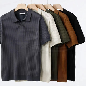 เสื้อเชิ้ตผู้ชายทรงสลิมฟิต ลายพิมพ์ลำลอง แขนครึ่งตัว ผ้าทอ ปกเสื้อ ป้องกันขนร่วง เป็นมิตรกับสิ่งแวดล้อม ผ้าฝ้าย 100% รับสั่งทำ - Product Image 3