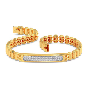Pulsera de Lujo con Eslabones de Diamantes - Product Image 1