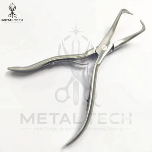Kit de pinces de retrait d'extensions capillaires en acier inoxydable, pointe courbée, argent, noir, or, arc-en-ciel, ouvre-micro-anneaux, outils de salon - Product Image 4