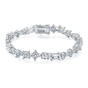 Luxury <b>Bracelet</b> Diamond Link <b>Bracelet</b> Hip Hop Jewelry <b>Bracelet</b> Wholesaler Factory Price Shining Custom Design for Unisex - Product Image 1
