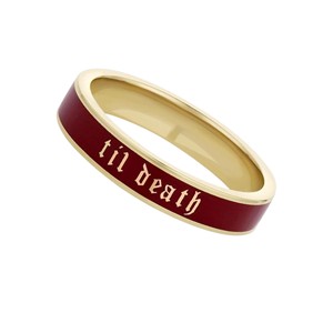 4mm 6mm Sterling Silver Jade Classic Invisible Engraving Ethnic Band <b>Ring</b> 'Till Death' Engagement Wedding Party <b>Couples</b> Promise - Product Image 4