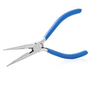 คีมปากแหลมสแตนเลส 6.5 นิ้ว สำหรับดัดลวด ทำเครื่องประดับ DIY คีมปากหยัก - Product Image 1