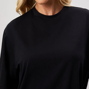 Camiseta de Manga Corta para Mujer con Logotipo Personalizado al por Mayor, Corte Regular, Tejido de Punto, Ecológica, Transpirable, de Secado Rápido, para Verano - Product Image 3